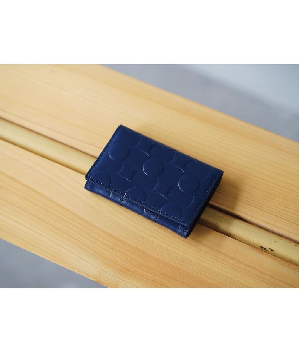 【ミヤビヤ/MIYABIYA】のLa quoh with kirakaracho 南蛮七宝 エンボスレザー カードケース インテリア・キッズ・メンズ・レディースファッション・服の通販 founy(ファニー) 　ファッション　Fashion　レディースファッション　Ladies' Fashion Online　財布　Wallets　カードケース/名刺入れ　Card Cases　抗菌　Antibacterial　シンプル　Simple　財布　Wallet　プリント　Print　おすすめ　Recommend　エレガント 上品　Elegant　瑠璃紺|ID: prp329100004533616 ipo3291000000032299817