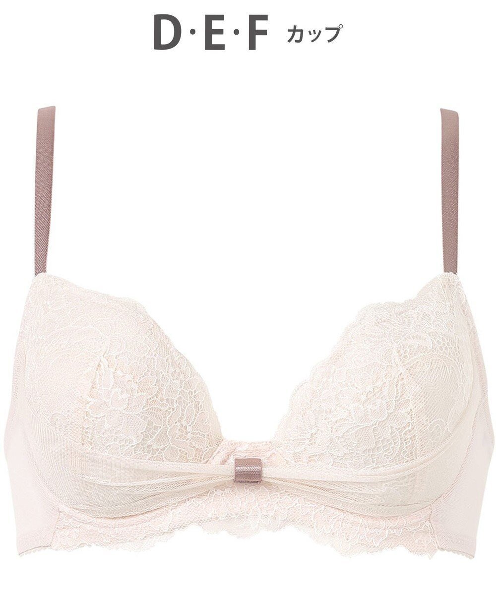【ワコール/WACOAL】の【ファーストリボンブラ】 ブラジャー 【若い世代の体型特徴を考えた設計仕様】 きれいな谷間をメイクしてキープ まるみのあるシルエット レディース BRB409 /ワコール インテリア・キッズ・メンズ・レディースファッション・服の通販 founy(ファニー) 　ファッション　Fashion　レディースファッション　Fashion for Women　アンダー　Underwear Essentials　ブラジャー　Bra, Lingerie　リボン　Ribbon, Bow　ワイヤー　Wire, Wired Bra　カカオ|ID: prp329100004533623 ipo3291000000033646593