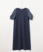 【フェルゥ/Feroux】の【洗える】ドロストスリーブカットソー ワンピース ネイビー系|ID: prp329100004533659 ipo3291000000032043190