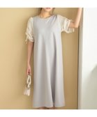 【フェルゥ/Feroux】の【洗える】ドロストスリーブカットソー ワンピース ライトグレー系|ID: prp329100004533659 ipo3291000000032663573