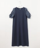 【フェルゥ/Feroux】の【洗える】ドロストスリーブカットソー ワンピース ネイビー系|ID: prp329100004533659 ipo3291000000034757271