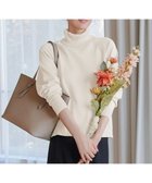 【ティアクラッセ/Tiaclasse】の【安田美沙子さん着用・選べる2type】ラグランニットトップス タートルネック:オフホワイト|ID: prp329100004533687 ipo3291000000035568079