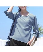 【ティアクラッセ/Tiaclasse】の【洗える】ねじりリボン袖ブラウス 人気、トレンドファッション・服の通販 founy(ファニー) ファッション Fashion レディースファッション WOMEN トップス・カットソー Tops/Tshirt シャツ/ブラウス Shirts/Blouses シンプル Simple ツイスト Twist ポケット Pocket リボン Ribbon 夏 Summer 春 Spring S/S・春夏 Ss・Spring/Summer 洗える Washable thumbnail ブルー|ID: prp329100004533707 ipo3291000000032130066
