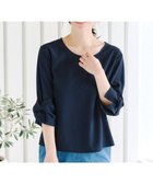 【ティアクラッセ/Tiaclasse】の【洗える】ねじりリボン袖ブラウス 人気、トレンドファッション・服の通販 founy(ファニー) ファッション Fashion レディースファッション WOMEN トップス・カットソー Tops/Tshirt シャツ/ブラウス Shirts/Blouses シンプル Simple ツイスト Twist ポケット Pocket リボン Ribbon 夏 Summer 春 Spring S/S・春夏 Ss・Spring/Summer 洗える Washable thumbnail ネイビー|ID: prp329100004533707 ipo3291000000032130070