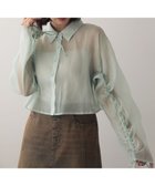 【グリーンパークス/Green Parks】のEGOISTドロストシアーシャツ 人気、トレンドファッション・服の通販 founy(ファニー) ファッション Fashion レディースファッション WOMEN トップス・カットソー Tops/Tshirt シャツ/ブラウス Shirts/Blouses シアー Sheer トレンド Trend フェミニン Feminine ポケット Pocket 夏 Summer 春 Spring S/S・春夏 Ss・Spring/Summer thumbnail Mint|ID: prp329100004533783 ipo3291000000032276321