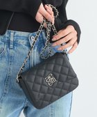 【アースミュージックアンドエコロジー/earth music&ecology】のエンブレムロゴチェーンショルダーバッグ 人気、トレンドファッション・服の通販 founy(ファニー) ファッション Fashion レディースファッション WOMEN バッグ Bag おすすめ Recommend アクセサリー Accessories キルティング Quilting シンプル Simple チェーン Chain フェイクレザー Faux Leather フロント Front メタル Metal エレガント 上品 Elegant thumbnail Black|ID: prp329100004533791 ipo3291000000032043732