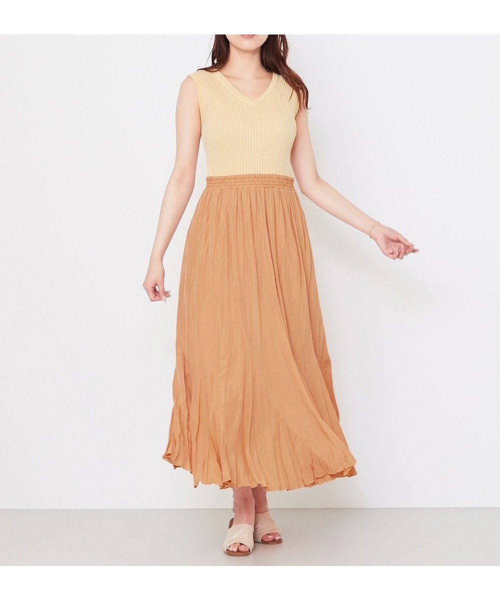 【フェルゥ/Feroux】の【前後着用可能】ニットコンビ ワンピース 人気、トレンドファッション・服の通販 founy(ファニー) 　ファッション　Fashion　レディースファッション　WOMEN　ワンピース　Dress　ドレス　Party Dresses　おすすめ　Recommend　コンパクト　Compact　コンビ　Combination　サンダル　Sandals　ドレス　Dress　ノースリーブ　No Sleeve　パーカー　Hoodie　マーメイド　Mermaid　リブニット　Rib Knit　夏　Summer　春　Spring　S/S・春夏　Ss・Spring/Summer　 other-1|ID: prp329100004533808 ipo3291000000032230739