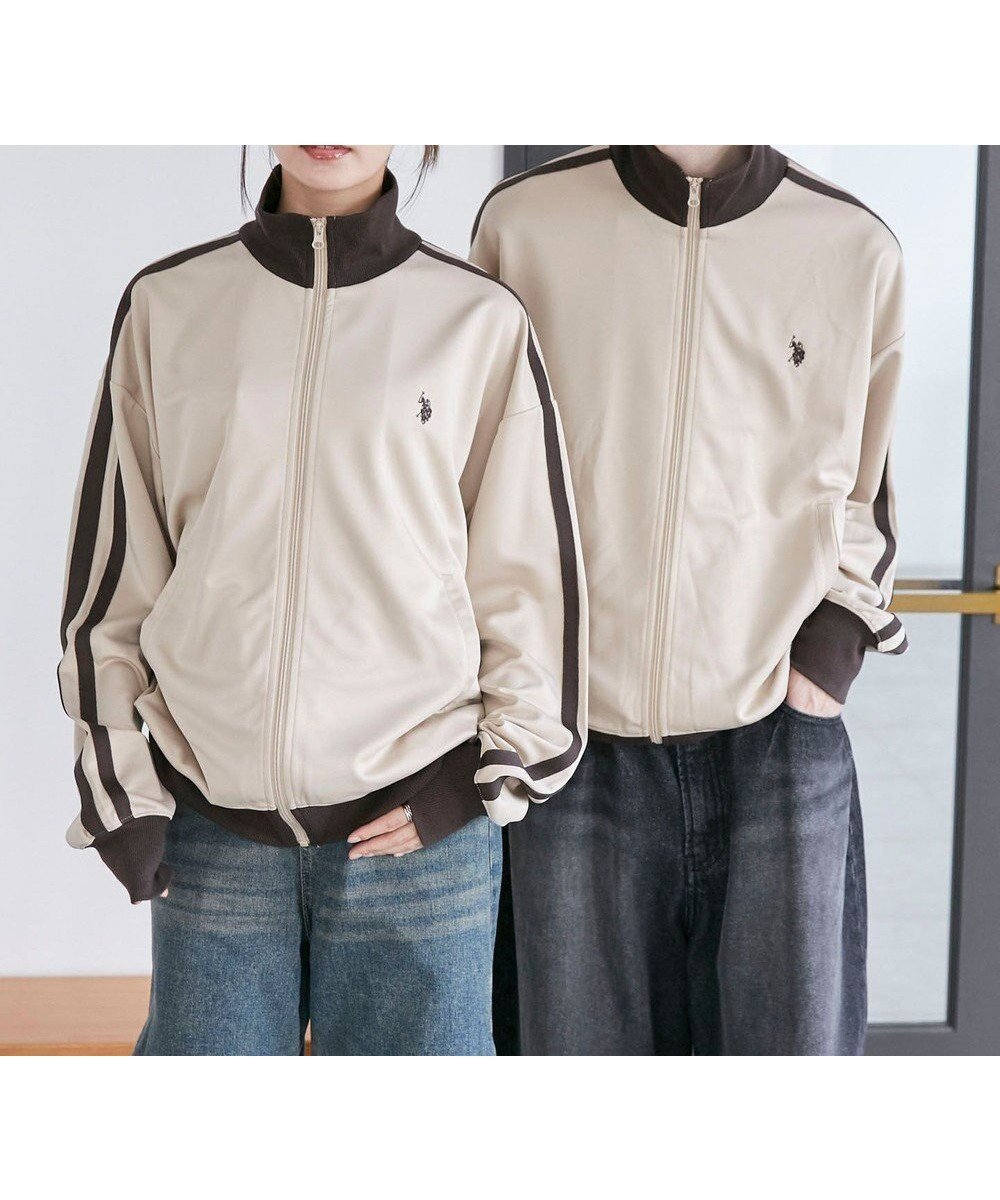 【ウィゴー/WEGO】の【ユニセックス着用ITEM/追加カラー】U.S. POLO ASSN.ライントラックジャケット インテリア・キッズ・メンズ・レディースファッション・服の通販 founy(ファニー) 　ファッション　Fashion　レディースファッション　WOMEN　アウター　Coat Outerwear　ジャケット　Jackets　ブルゾン　Blouson/Jackets　インナー　Inner　春　Spring　秋　Autumn/Fall　今季　This Season　ジップ　Zip　ジャケット　Jacket　スウェット　Sweat　ストレート　Straight　スポーツ　Sports　スマホ　Smartphone　デニム　Denim　トレンド　Trend　フィット　Fit　フェミニン　Feminine　ブルゾン　Blouson　別注　Special Order　ミックス　Mix　ルーズ　Loose　ロング　Long　ワンポイント　One Point　S/S・春夏　Ss・Spring/Summer　おすすめ　Recommend　夏　Summer　ベージュ|ID: prp329100004533824 ipo3291000000032043871
