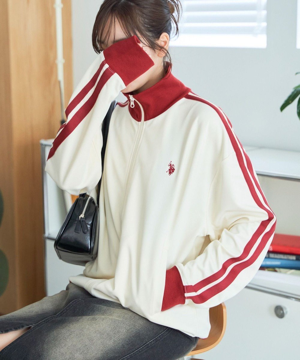【ウィゴー/WEGO】の【ユニセックス着用ITEM/追加カラー】U.S. POLO ASSN.ライントラックジャケット インテリア・キッズ・メンズ・レディースファッション・服の通販 founy(ファニー) 　ファッション　Fashion　レディースファッション　WOMEN　アウター　Coat Outerwear　ジャケット　Jackets　ブルゾン　Blouson/Jackets　インナー　Inner　春　Spring　秋　Autumn/Fall　今季　This Season　ジップ　Zip　ジャケット　Jacket　スウェット　Sweat　ストレート　Straight　スポーツ　Sports　スマホ　Smartphone　デニム　Denim　トレンド　Trend　フィット　Fit　フェミニン　Feminine　ブルゾン　Blouson　別注　Special Order　ミックス　Mix　ルーズ　Loose　ロング　Long　ワンポイント　One Point　S/S・春夏　Ss・Spring/Summer　おすすめ　Recommend　夏　Summer　ホワイトアイボリー|ID: prp329100004533824 ipo3291000000032043874