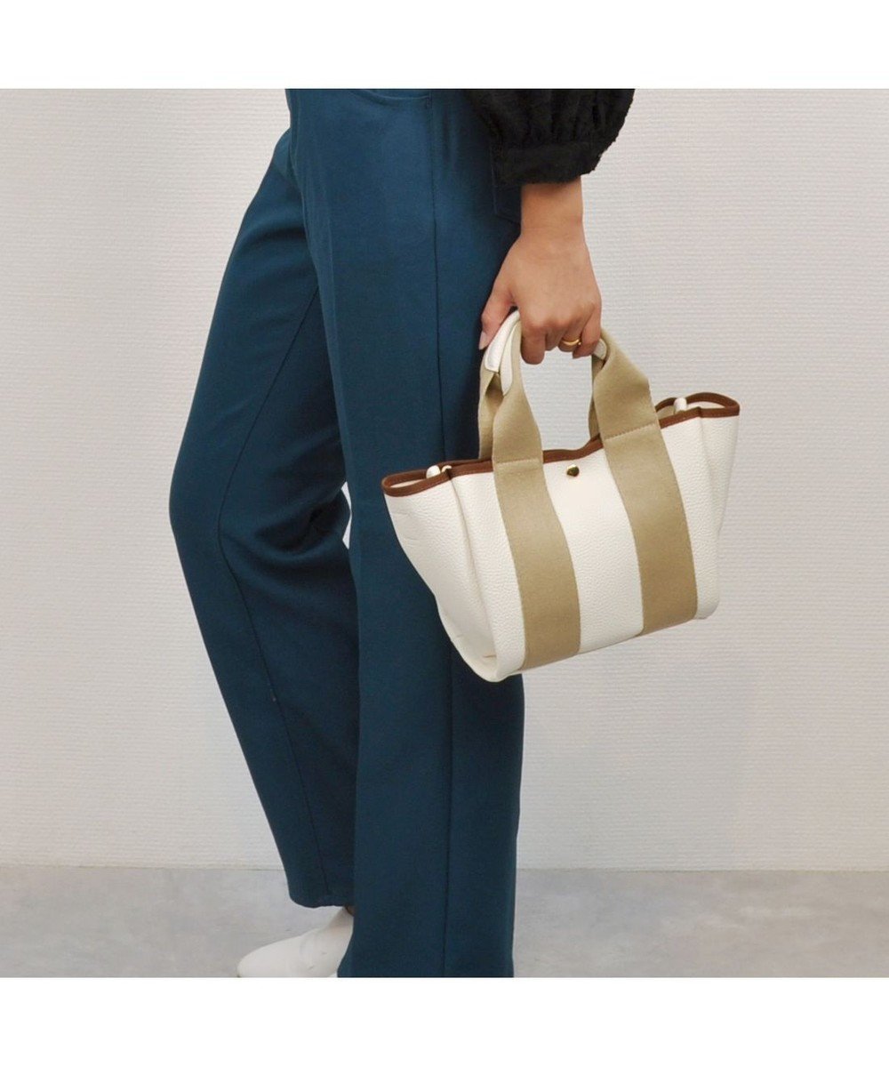 【アンビリオン/UNBILLION】のcachecache ショルダー付き2wayテープトートバッグS インテリア・キッズ・メンズ・レディースファッション・服の通販 founy(ファニー) ファッション Fashion レディースファッション Fashion for Women バッグ Bags カラフル Colorful Design コンビ Combo, Combination Style ショルダー Shoulder, Shoulder Strap 財布 Wallet, Purse ハンド Hand, Handmade ミックス Mix, Mixed Style モチーフ Motif, Design Theme 再入荷 Restock / Back in Stock おすすめ Recommended / Our Picks アイボリー|ID: prp329100004533838 ipo3291000000034256527