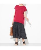 【エニィファム/any FAM】の【2SET】ミニロゴトップス×ドットプリーツスカート セット レッド×ブラック|ID: prp329100004533864 ipo3291000000032441256