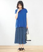 【エニィファム/any FAM】の【2SET】ミニロゴトップス×ドットプリーツスカート セット ブルー×ブルー|ID: prp329100004533864 ipo3291000000032441257