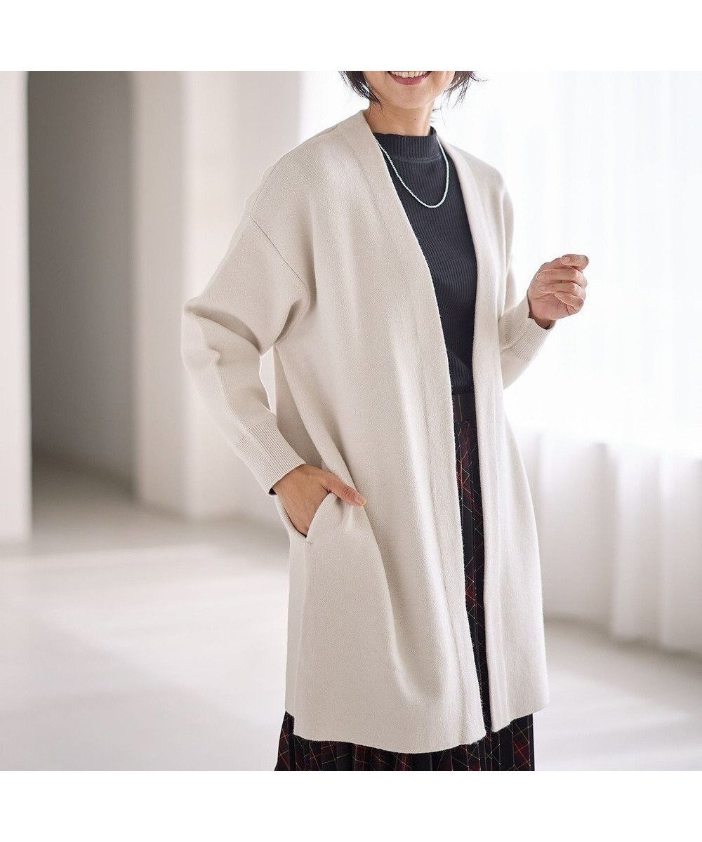 【エニー/ANY】の【洗濯機可】ストレッチコーディガン インテリア・キッズ・メンズ・レディースファッション・服の通販 founy(ファニー) ファッション Fashion レディースファッション Fashion for Women トップス・カットソー Cut & Sew Tops カーディガン・羽織り Layered Style Cardigans おすすめ Recommended / Our Picks インナー Innerwear カーディガン Cardigan, Knitwear コーディガン Coatigan, Knit Coat シンプル Simple, Minimal ストレッチ Stretch, Stretchy Fabric タートルネック Turtleneck, High Neck A/W・秋冬 Autumn/Winter オイスター|ID: prp329100004533881 ipo3291000000034410681