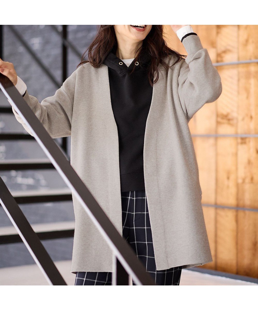 【エニー/ANY】の【洗濯機可】ストレッチコーディガン インテリア・キッズ・メンズ・レディースファッション・服の通販 founy(ファニー) ファッション Fashion レディースファッション Fashion for Women トップス・カットソー Cut & Sew Tops カーディガン・羽織り Layered Style Cardigans おすすめ Recommended / Our Picks インナー Innerwear カーディガン Cardigan, Knitwear コーディガン Coatigan, Knit Coat シンプル Simple, Minimal ストレッチ Stretch, Stretchy Fabric タートルネック Turtleneck, High Neck A/W・秋冬 Autumn/Winter グレー|ID: prp329100004533881 ipo3291000000034410683