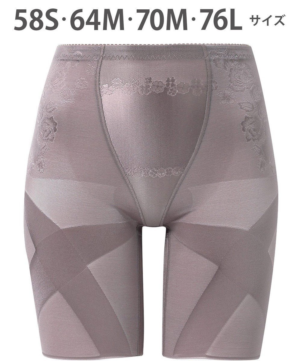 【ウィング/Wing】のガードル ロング丈 【スリムアップパンツ】 はいて歩いてエクササイズ KQ0821 ウイング/ワコール インテリア・キッズ・メンズ・レディースファッション・服の通販 founy(ファニー) 　ファッション　Fashion　レディースファッション　Fashion for Women　パンツ　Pants & Trousers　下着・ランジェリー　Lingerie & Intimates　アンダーウェア・ベースインナー・肌着　Underwear / Base Layer / Undergarments　アンダー　Underwear Essentials　バランス　Balance, Style Balance　フロント　Front, Front Design　ロング　Long, Long-Length　グレー|ID: prp329100004533913 ipo3291000000035567117