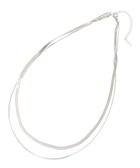 【イェッカ ヴェッカ/YECCA VECCA】の2連スネークチェーンステンレスネックレス Silver|ID: prp329100004533918 ipo3291000000032044272