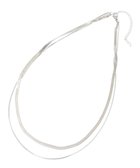 【イェッカ ヴェッカ/YECCA VECCA】の2連スネークチェーンステンレスネックレス Silver|ID: prp329100004533918 ipo3291000000032409965