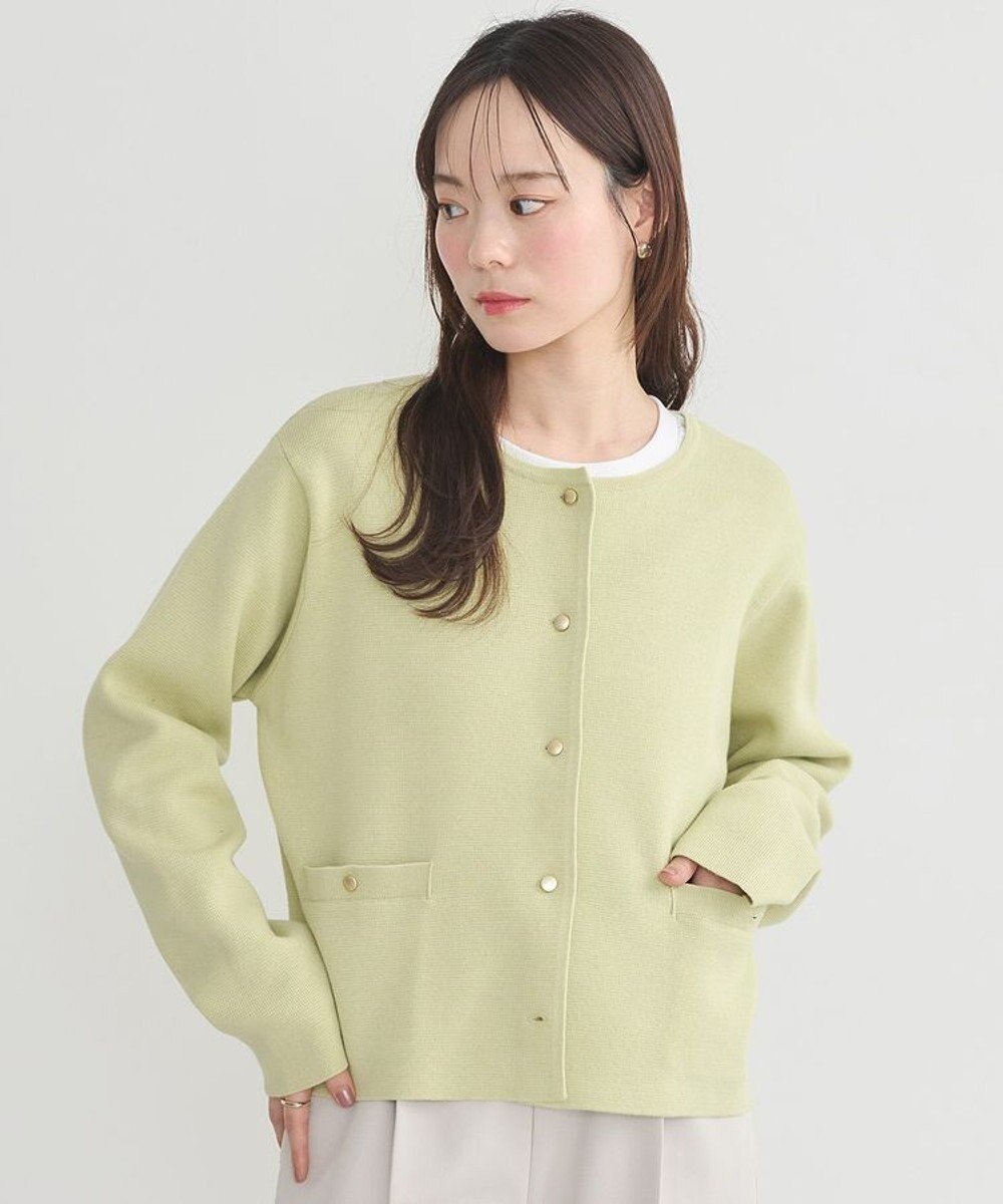 【アースミュージックアンドエコロジー/earth music&ecology】のスポンディッシュポケット付きカーディガン 人気、トレンドファッション・服の通販 founy(ファニー) 　ファッション　Fashion　レディースファッション　WOMEN　トップス・カットソー　Tops/Tshirt　カーディガン　Cardigans　おすすめ　Recommend　カーディガン　Cardigan　クラシカル　Classical　シンプル　Simple　フロント　Front　ボーダー　Border　ポケット　Pocket　夏　Summer　春　Spring　S/S・春夏　Ss・Spring/Summer　 other-1|ID: prp329100004533920 ipo3291000000032044275