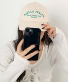 【ウィゴー/WEGO】の別注FILAロゴキャップ オフホワイト|ID: prp329100004533975 ipo3291000000032044496