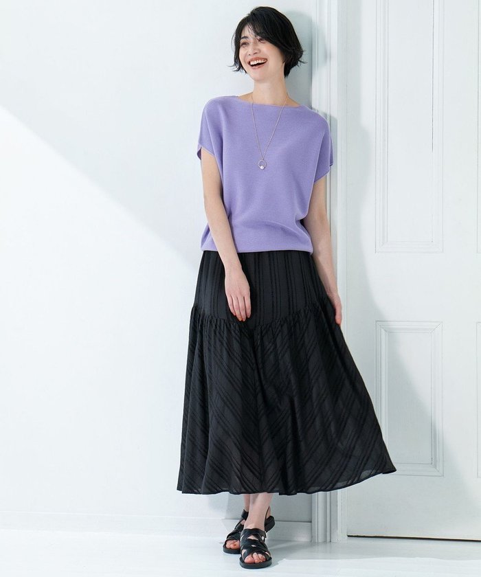 【エニー/ANY】の【ウエストゴム】モールストライプティアードスカート インテリア・キッズ・メンズ・レディースファッション・服の通販 founy(ファニー) https://founy.com/ ファッション Fashion レディースファッション Fashion for Women スカート Skirts ティアードスカート Tiered Skirts おすすめ Recommended / Our Picks サンダル Sandals, Summer Shoes ストライプ Stripe, Striped Pattern スニーカー Sneakers, Trainers 夏 Summer 春 Spring S/S・春夏 SS, Spring/Summer, Warm Season 楽ちん Easy Fit, Comfortable |ID: prp329100004534012 ipo3291000000034211699