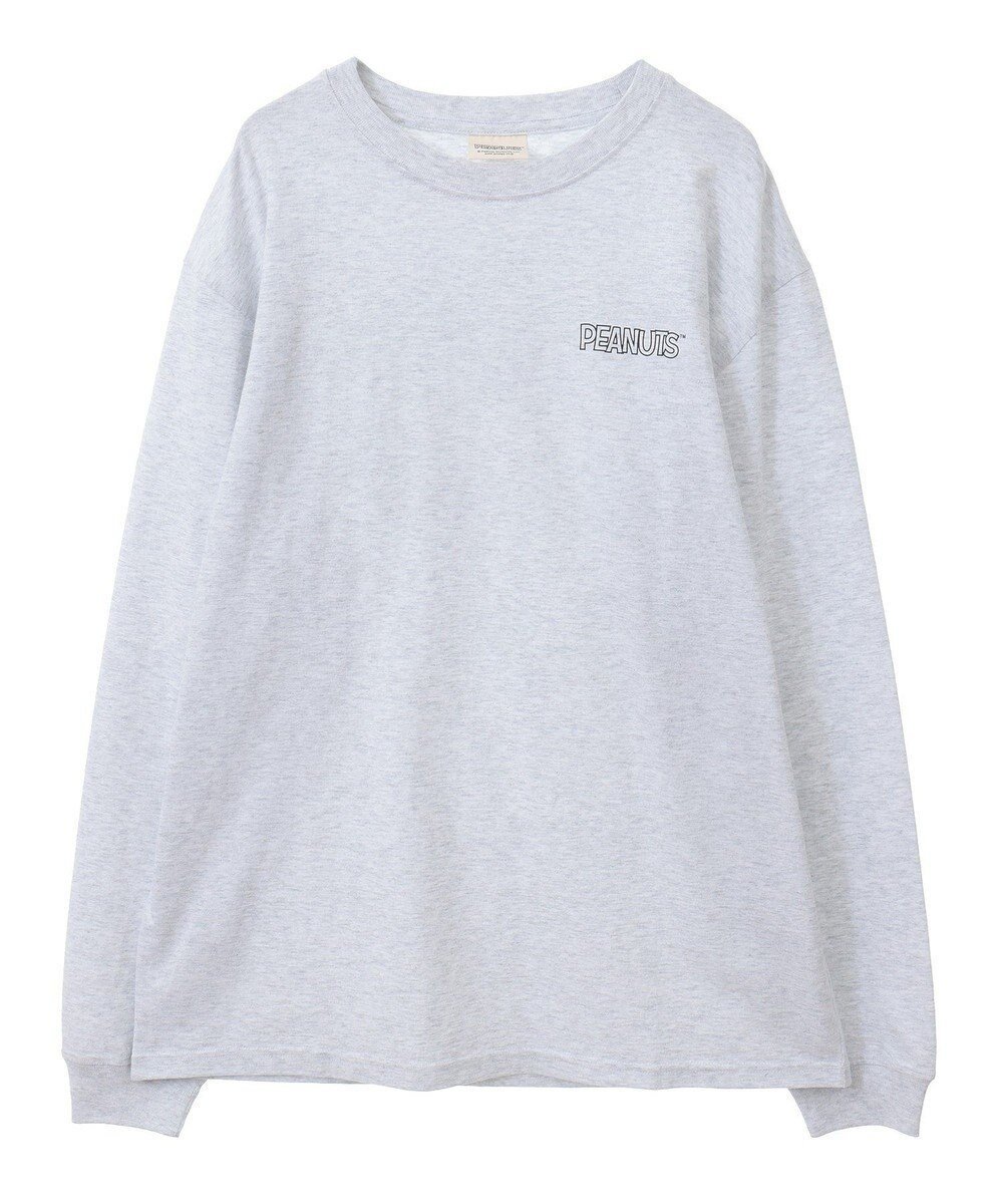 【グリーンパークス/Green Parks】のPEANUTS コミックロンT インテリア・キッズ・メンズ・レディースファッション・服の通販 founy(ファニー) 　ファッション　Fashion　レディースファッション　Fashion for Women　トップス・カットソー　Cut & Sew Tops　シャツ・ブラウス・オフィスカジュアル　Elegant Blouses & Button-Ups　ロングTシャツ・Tシャツ　Longline T-Shirts & Tees　カットソー・ベーシックTシャツ　Cut-and-Sewn Tops / Stretch Tees & Basics　おすすめ　Recommended / Our Picks　カットソー　Cut and Sewn Top　スリーブ　Sleeve, Long Sleeve / Short Sleeve　プリント　Print, Printed Pattern　ボトム　Bottoms, Lower Wear　ポケット　Pocket, Pocket Detail　モチーフ　Motif, Design Theme　ロング　Long, Long-Length　夏　Summer　春　Spring　S/S・春夏　SS, Spring/Summer, Warm Season　Oatmeal|ID: prp329100004534052 ipo3291000000032876445