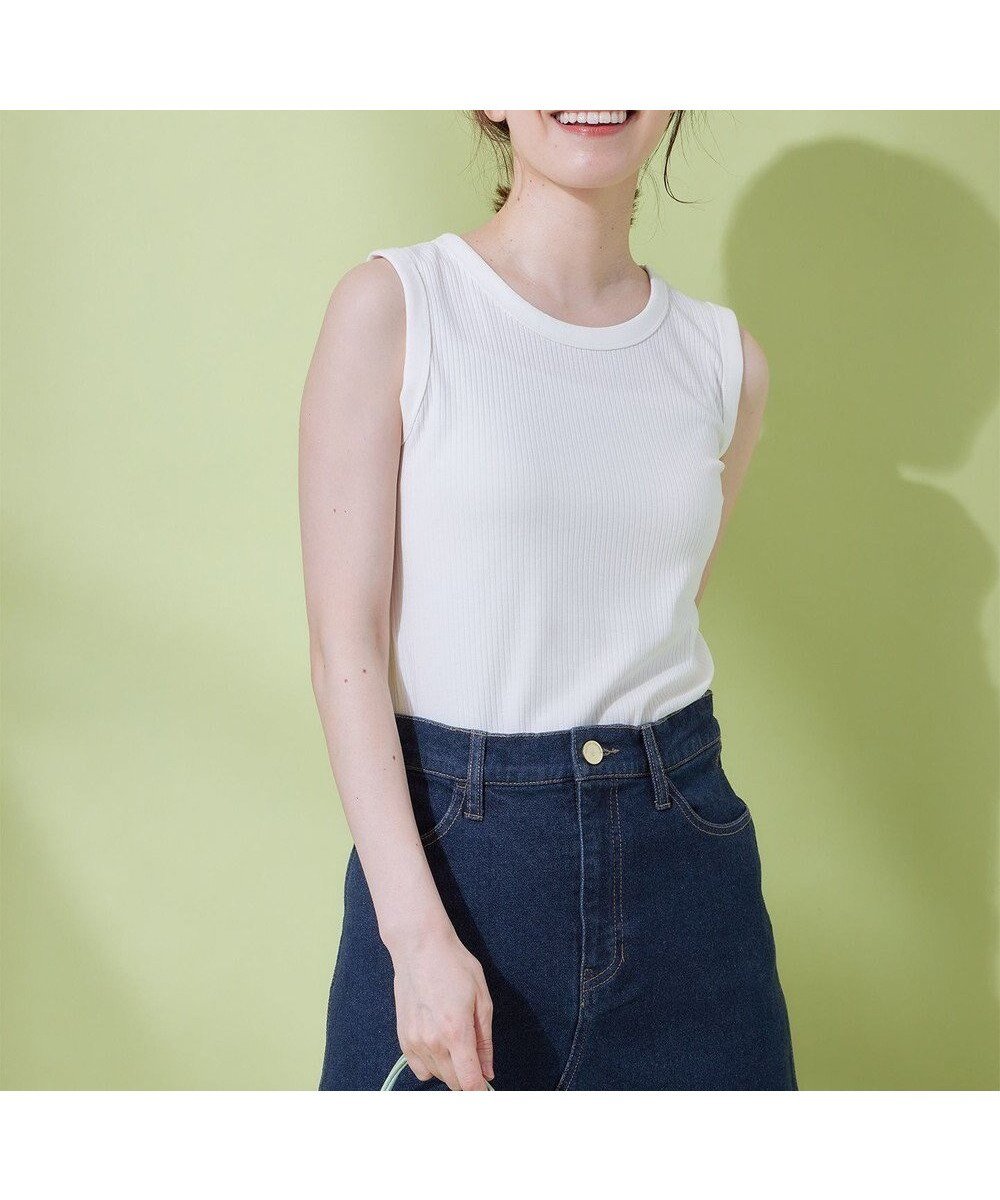 【エニィファム/any FAM】のベーシックタンクトップ インテリア・キッズ・メンズ・レディースファッション・服の通販 founy(ファニー) 　ファッション　Fashion　レディースファッション　WOMEN　トップス・カットソー　Tops/Tshirt　おすすめ　Recommend　カーディガン　Cardigan　タンク　Tank　トレンド　Trend　ベーシック　Basic　夏　Summer　春　Spring　S/S・春夏　Ss・Spring/Summer　オフ|ID: prp329100004534060 ipo3291000000032044816