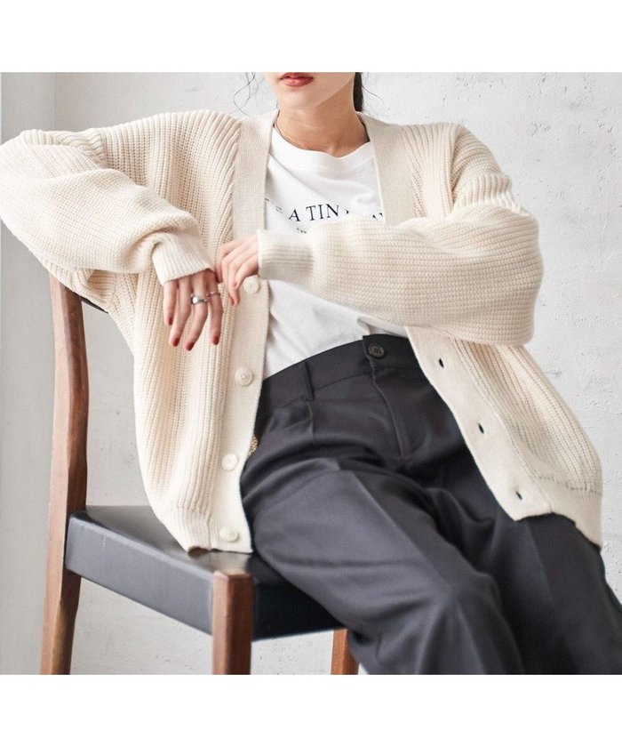【ウィゴー/WEGO】のオーバーフィットカーディガン インテリア・キッズ・メンズ・レディースファッション・服の通販 founy(ファニー) https://founy.com/ ファッション Fashion レディースファッション WOMEN トップス・カットソー Tops/Tshirt カーディガン Cardigans 春 Spring 秋 Autumn/Fall カーゴパンツ Cargo Pants カーディガン Cardigan ショルダー Shoulder スマホ Smartphone スラックス Slacks デニム Denim トレンド Trend ドロップ Drop 定番 Standard ビッグ Big ポケット Pocket リブニット Rib Knit リラックス Relax ルーズ Loose 冬 Winter S/S・春夏 Ss・Spring/Summer おすすめ Recommend 夏 Summer エレガント 上品 Elegant |ID: prp329100004534128 ipo3291000000032045085