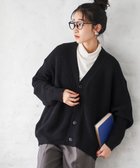 【ウィゴー/WEGO】のオーバーフィットカーディガン ブラック|ID: prp329100004534128 ipo3291000000032045094