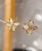 【ティアクラッセ/Tiaclasse】の【金属アレルギー対応】ハイドランジアクリアピアス ゴールド|ID: prp329100004534142 ipo3291000000032734345