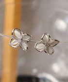 【ティアクラッセ/Tiaclasse】の【金属アレルギー対応】ハイドランジアクリアピアス シルバー|ID: prp329100004534142 ipo3291000000032734346