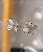 【ティアクラッセ/Tiaclasse】の【金属アレルギー対応】ハイドランジアクリアピアス シルバー|ID: prp329100004534142 ipo3291000000035892720