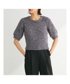 【グリーンパークス/Green Parks】のテープヤーン半袖ニットプルオーバー Charcoal Gray|ID: prp329100004534164 ipo3291000000032045242