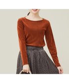 【エニィ スィス/any SiS】の【洗える】チュールベロア プルオーバー テラコッタ|ID: prp329100004534196 ipo3291000000032045375