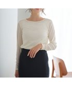 【エニィ スィス/any SiS】の【洗える】チュールベロア プルオーバー アイボリー|ID: prp329100004534196 ipo3291000000034297311