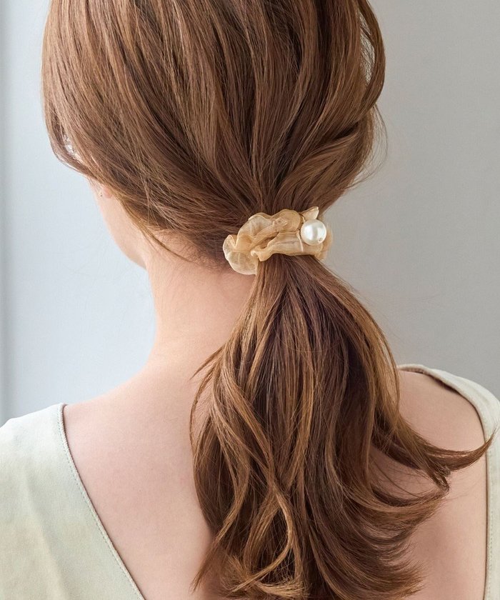 【フィービィー/phoebe】のパールシュシュヘアブレス イエロー インテリア・キッズ・メンズ・レディースファッション・服の通販 founy(ファニー) https://founy.com/ ファッション Fashion レディースファッション WOMEN シュシュ / ヘアアクセ Hair Accessories おすすめ Recommend アクセサリー Accessories イエロー Yellow オーガンジー Organdy ギャザー Gather シアー Sheer セレモニー Ceremony パール Pearl フォーマル Formal 人気 Popularity |ID: prp329100004534199 ipo3291000000032045386