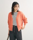 【グリーンパークス/Green Parks】の毛ふきシャギーVネックカーディガン Orange|ID: prp329100004534205 ipo3291000000032581664