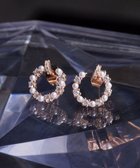 【ティアクラッセ/Tiaclasse】の【金属アレルギー対応】ストーンサークルピアス ピンクゴールド|ID: prp329100004534210 ipo3291000000032411687
