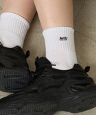 【ウィゴー/WEGO】のAmity刺繍アンクルパイルソックス ホワイト|ID: prp329100004534258 ipo3291000000032301278