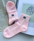 【ウィゴー/WEGO】のアニマルプリントショートソックス ライトピンク|ID: prp329100004534264 ipo3291000000032570008