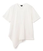 【ジョゼフ/JOSEPH】の【洗える】サイロ コットン デザインTEE 人気、トレンドファッション・服の通販 founy(ファニー) ファッション Fashion レディースファッション WOMEN トップス・カットソー Tops/Tshirt シャツ/ブラウス Shirts/Blouses ロング / Tシャツ T-Shirts カットソー Cut and Sewn アシンメトリー Asymmetry カットソー Cut And Sew シンプル Simple バランス Balance パターン Pattern フレア Flare 夏 Summer 春 Spring S/S・春夏 Ss・Spring/Summer 洗える Washable thumbnail White|ID: prp329100004534341 ipo3291000000032364609