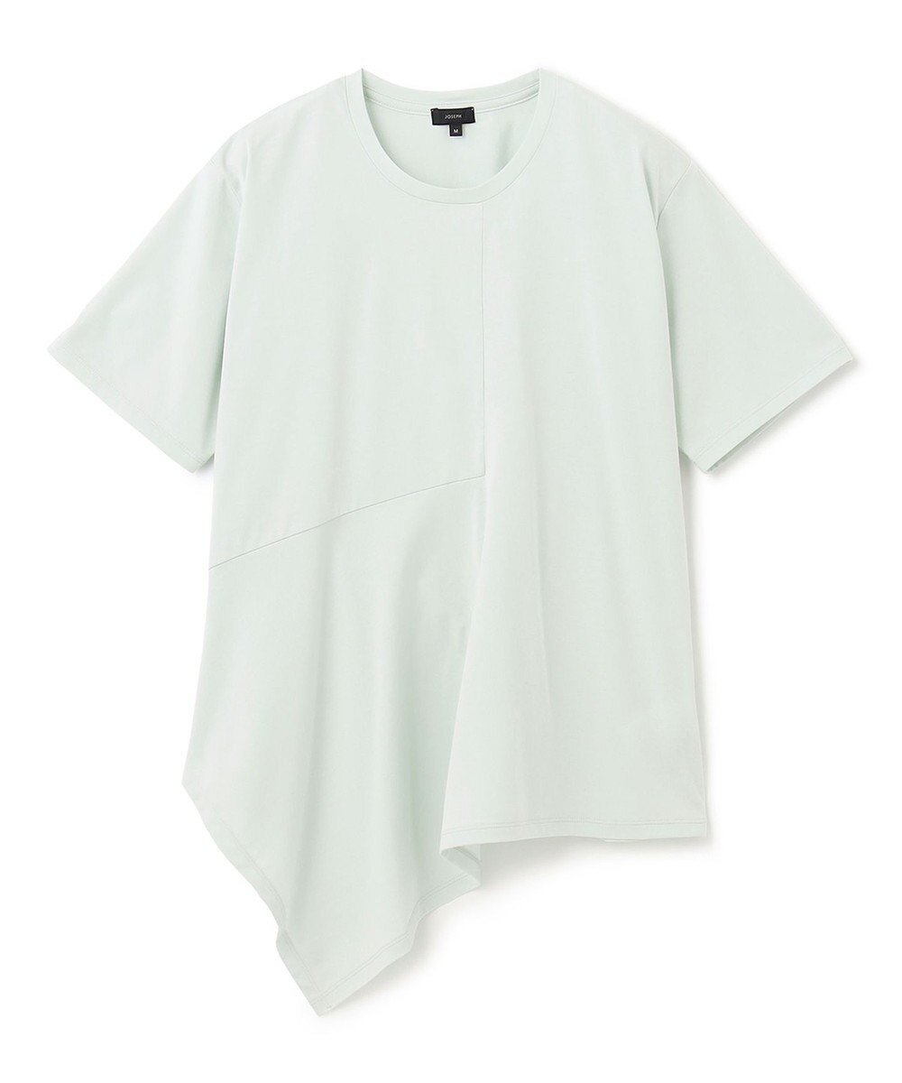 【ジョゼフ/JOSEPH】の【洗える】サイロ コットン デザインTEE インテリア・キッズ・メンズ・レディースファッション・服の通販 founy(ファニー) 　ファッション　Fashion　レディースファッション　WOMEN　トップス・カットソー　Tops/Tshirt　シャツ/ブラウス　Shirts/Blouses　ロング / Tシャツ　T-Shirts　カットソー　Cut and Sewn　アシンメトリー　Asymmetry　カットソー　Cut And Sew　シンプル　Simple　バランス　Balance　パターン　Pattern　フレア　Flare　夏　Summer　春　Spring　S/S・春夏　Ss・Spring/Summer　洗える　Washable　Aquatic|ID: prp329100004534341 ipo3291000000032364611