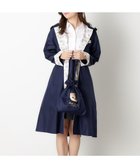 【ムーンバット/MOONBAT】の【バッグ付】ポール ジョー (PAUL JOE ACCESSOIRES) レインコート ポンジークリザンテーム ネイビーブルー|ID: prp329100004534403 ipo3291000000032046201