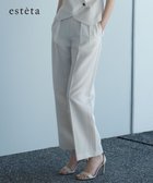 【23区/NIJYUSANKU】の【エステータ】ウールリネン タックワイドパンツ 人気、トレンドファッション・服の通販 founy(ファニー) ファッション Fashion レディースファッション WOMEN パンツ Pants 春 Spring ジャケット Jacket セットアップ Set Up 雑誌 Magazine フロント Front ベスト Vest 別注 Special Order リネン Linen ワイド Wide S/S・春夏 Ss・Spring/Summer おすすめ Recommend 夏 Summer thumbnail ホワイト系|ID: prp329100004534412 ipo3291000000032197589
