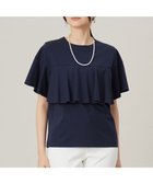 【自由区/JIYU-KU】の【カタログ掲載・接触冷感・UVカット・吸水速乾・抗菌防臭・洗える】ハイツイストポンチフレアディティール カットソー ネイビー|ID: prp329100004534415 ipo3291000000032687540