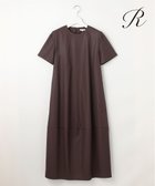 【23区/NIJYUSANKU】の【R(アール)】チンツコットン コクーンワンピース ダークブラウン系|ID:prp329100004534420