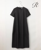 【23区/NIJYUSANKU】の【R(アール)】チンツコットン コクーンワンピース ブラック系|ID:prp329100004534420