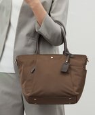 【ジェイ プレス/J.PRESS】の【WEB限定・撥水】2wayナイロンMidiumトート バック ブラウン系|ID: prp329100004534433 ipo3291000000032046326