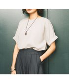 【自由区/JIYU-KU】の【カタログ掲載・洗える】ラスティックメッシュドルマンスリーブ Tブラウス フラックス|ID: prp329100004534437 ipo3291000000032511078