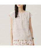 【自由区/JIYU-KU】の【洗える】ラスティックメッシュバックボウタイ ブラウス フラックス|ID: prp329100004534439 ipo3291000000032730323
