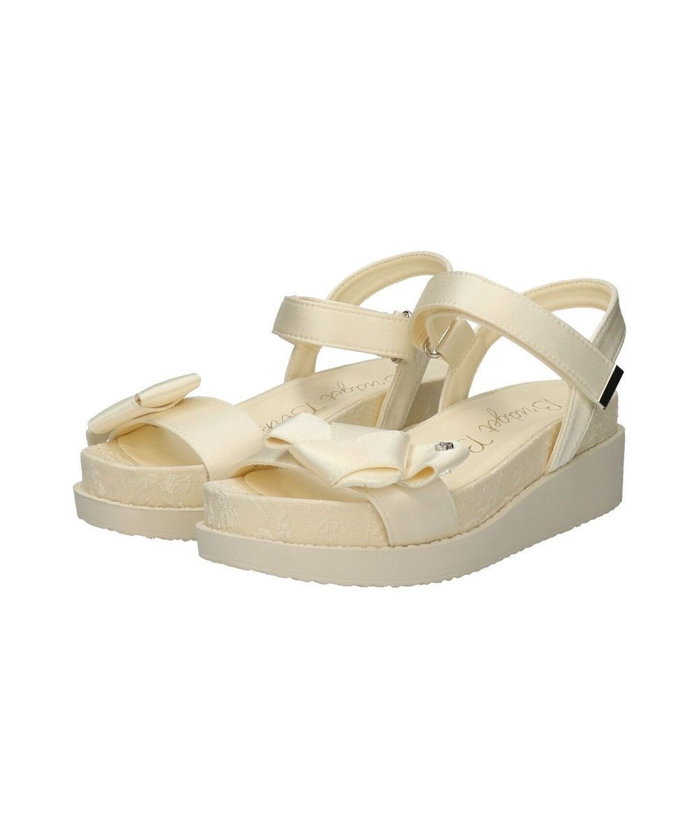 【ブリジット バーキン/Bridget Birkin】の【Bridget Birkin】リボンベルトジャガードサンダル インテリア・キッズ・メンズ・レディースファッション・服の通販 founy(ファニー) 　ファッション　Fashion　レディースファッション　WOMEN　ベルト　Belts　NEW・新作・新着・新入荷　New Arrivals　ガーリー　Girly　サンダル　Sandals　リボン　Ribbon　夏　Summer　春　Spring　S/S・春夏　Ss・Spring/Summer　アイボリー雑材|ID: prp329100004534443 ipo3291000000032076026